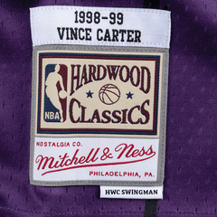 Toronto Raptors  #15 Vince Carter 1998-99 NBA Hardwood Classics Swingman Jersey Purple Mitchell & Ness