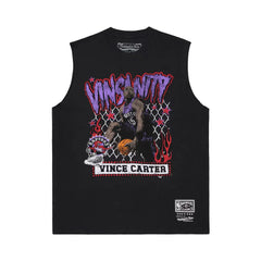 Vince Carter Toronto Raptors Tank Top Black Mitchell & Ness