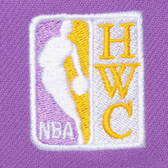 Los Angeles Lakers NBA Purple/Light Blue Hardwood Classics Legendary Home Pro Pinch Snapback Hat