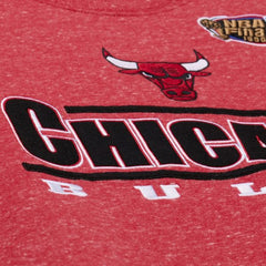 Chicago Bulls Crew Neck Fleece Vintage Logo By Mitchell & Ness