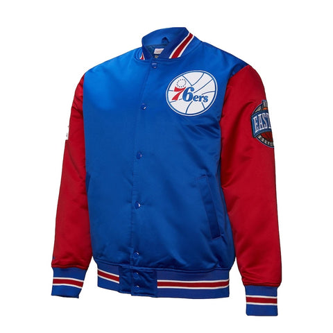 NBA Heavyweight Satin Jacket 76ers