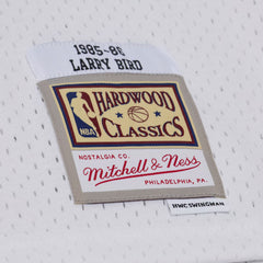 Boston Celtics #33 Larry Bird 1985-86 NBA Hardwood Classic Swingman Jersey White Mitchell & Ness