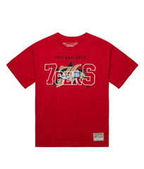 Philadelphia 76ers Cotton T-Shirt NBA Mitchell & Ness