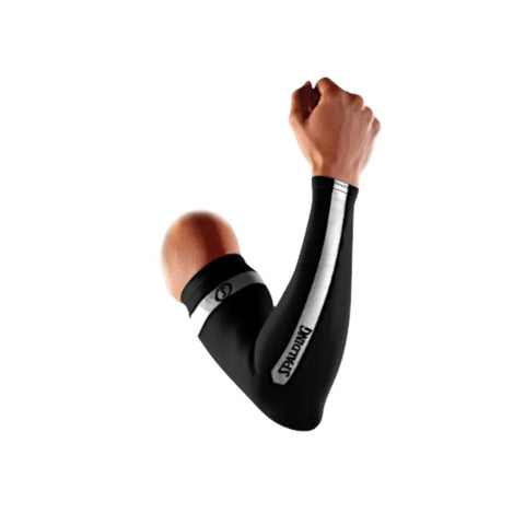 Μανίκι μαύρο Spalding arm sleeve reflective