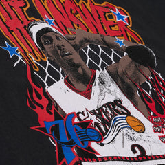 Allen Iverson 76ers Tank Top Black Mitchell & Ness