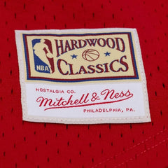 Chicago Bulls Baseball Jersey Front Button Red Mitchell & Ness