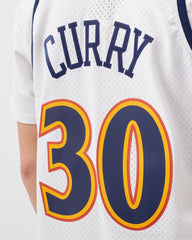 Golden State Warriors #30 Stephen Curry 2009-10 NBA Hardwood Classic Swingman White Mitchell & Ness