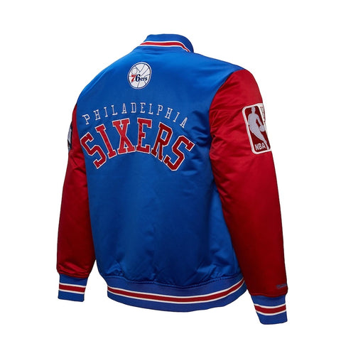NBA Heavyweight Satin Jacket 76ers
