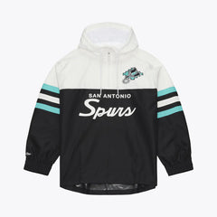 Mitchell & Ness NBA Head Coach Lightweight Anorak Windbreaker San Antonio Spurs