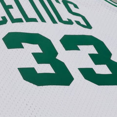 Boston Celtics #33 Larry Bird 1985-86 NBA Hardwood Classic Swingman Jersey White Mitchell & Ness