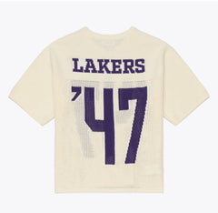 Los Angeles Lakers NBA Retro Roots Sweater Jersey by Mitchell & Ness