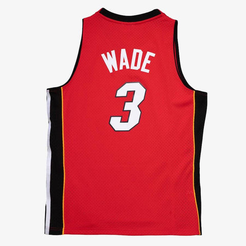 Miami Heat 2005-06 Dwayne Wade Red Swingman NBA Jersey
