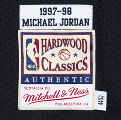 Michael Jordan 1997-98 Chicago Bulls NBA Authentic Hardwood Classic Black Jersey