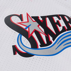 Philadelphia 76ers #3 Allen Iverson  2000-01 NBA Hardwood Classic Swingman Jersey White Mitchell & Ness