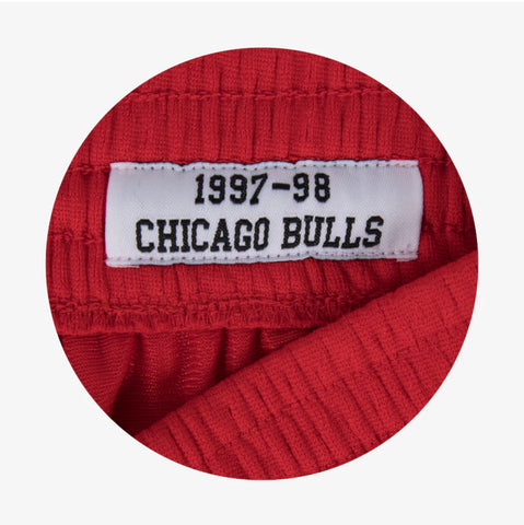 Chicago Bulls 1997-98 Red Swingman Shorts