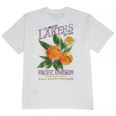 Los Angeles Lakers NBA Oversized T-shirt White Mitchell & Ness