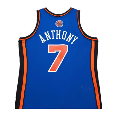 New York Knicks 2010-11 Carmelo Antony Blue Swingman NBA Jersey