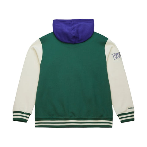 Milwaukee Bucks NBA Courtside Fleece Vintage Hoodie