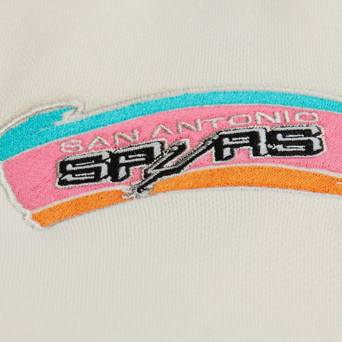 San Antonio Spurs NBA Courtside Fleece Vintage Hoodie