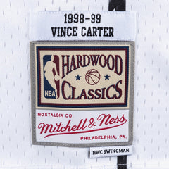 Toronto Raptors #15 Vince Carter 1998-99 NBA Hardwood Classic Swingman Jersey White Mitchell & Ness