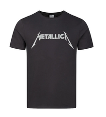Metallica Amplified Charcoal Cotton T-Shirt