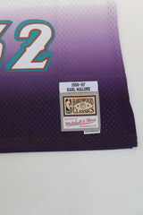 Utah Jazz #32 Karl Malone 1996-97 NBA Hardwood Classic Swingman Jersey Purple Mitchell & Ness