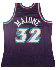 Utah Jazz #32 Karl Malone 1996-97 NBA Hardwood Classic Swingman Jersey Purple Mitchell & Ness