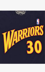 Golden State Warriors Steph Curry Dark Blue Short Sleeve T-Shirt