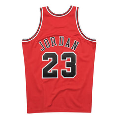 Chicago Bulls #23 Michael Jordan 1997-98 NBA Hardwood Classic Swingman Jersey Red Mitchell & Ness