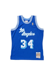Los Angeles Lakers #34 Shaquille O'Neal 1996-97 NBA Swingman Jersey Alternate Mitchell & Ness