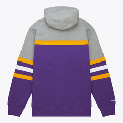 Men's Purple Los Angeles Lakers Head Coach Pullover Hoodie