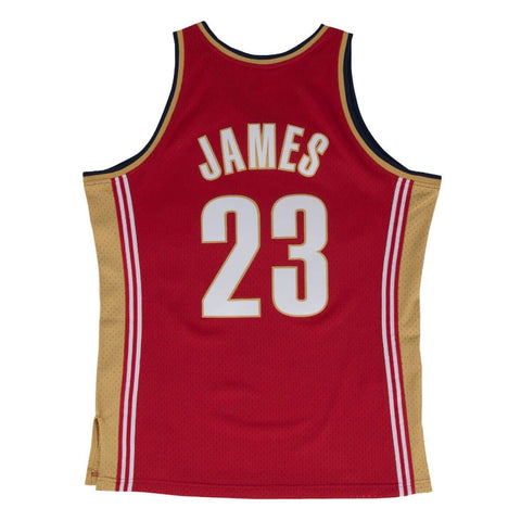 Cleveland Cavaliers 2003-04 Lebron James Red  NBA Jersey Swingman
