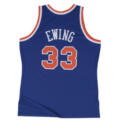 New York Knicks #33 Patrick Ewing 1991-92 NBA Hardwood Classics Swingman Jersey Royal Mitchell & Ness
