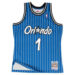 Orlando Magic #1 1994-95 Penny Hardaway Hardwood  Swingman NBA Jersey Royal Mitchell & Ness