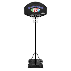 Spalding Youth/Kids Portable Basketball Hoop με ρυθμιζόμενο ύψος 1.4-2μ. & ταμπλό 82 εκ.