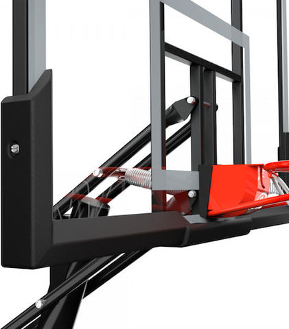 Spalding Gold Μπασκέτα 54'' με Βάση και Ρυθμιζόμενο Ύψος